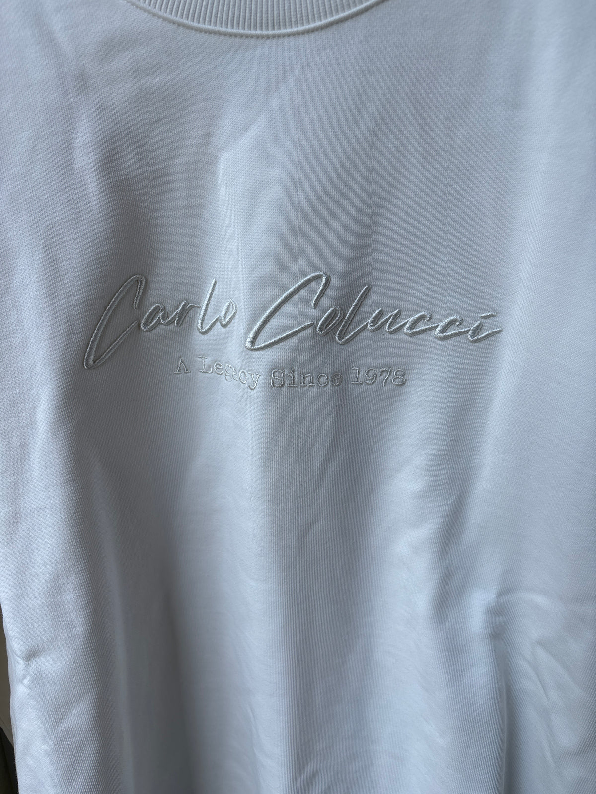 Carlo Colucci Pullover - Weiß - Legacy