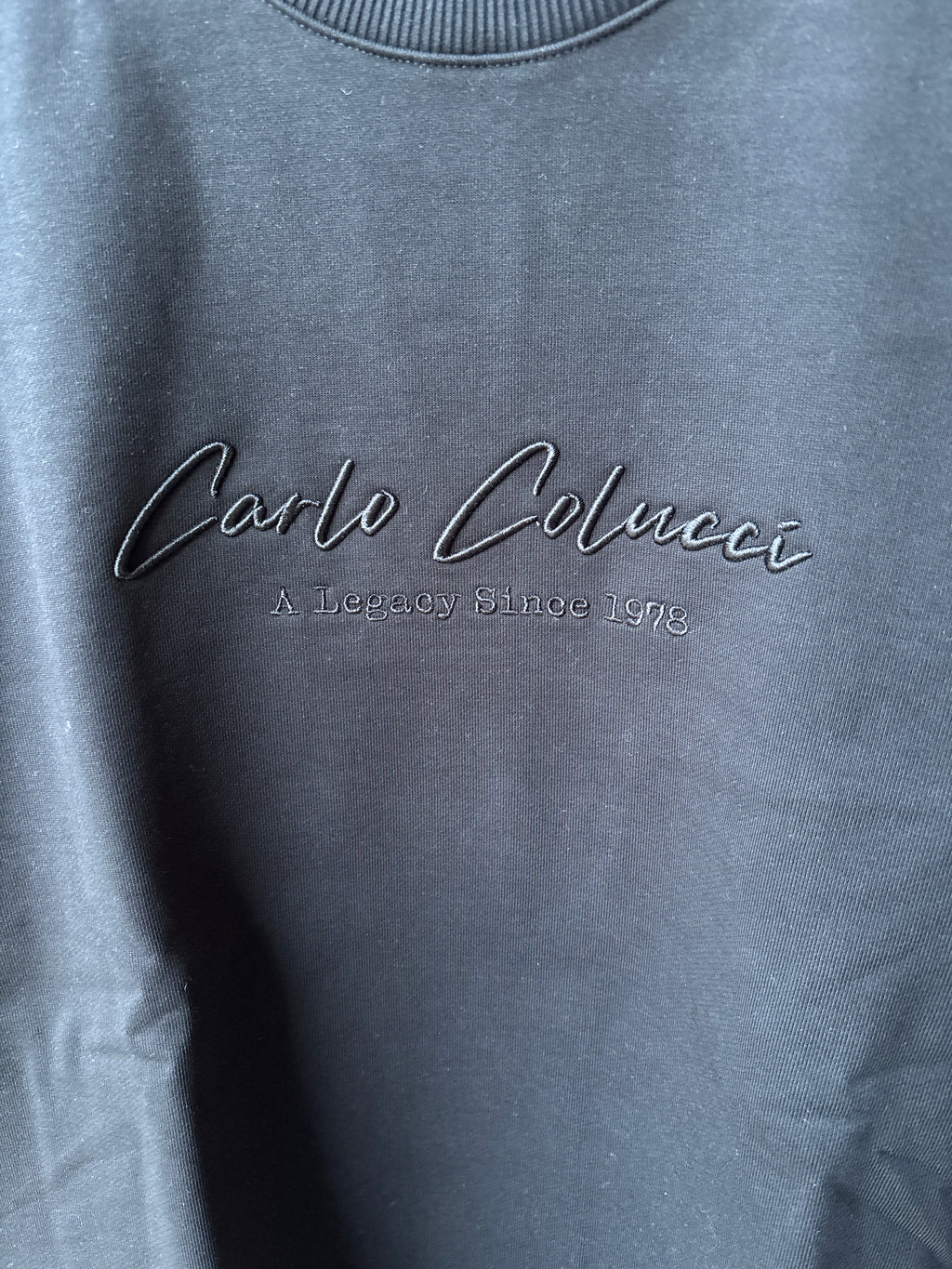 Carlo Colucci Sweater - Schwarz - Legacy