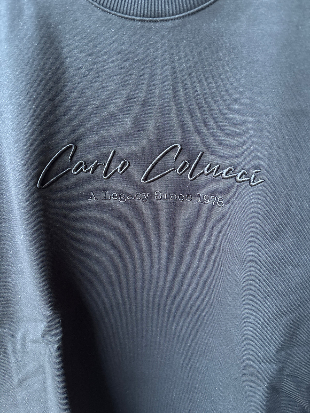 Carlo Colucci Sweater - Schwarz - Legacy