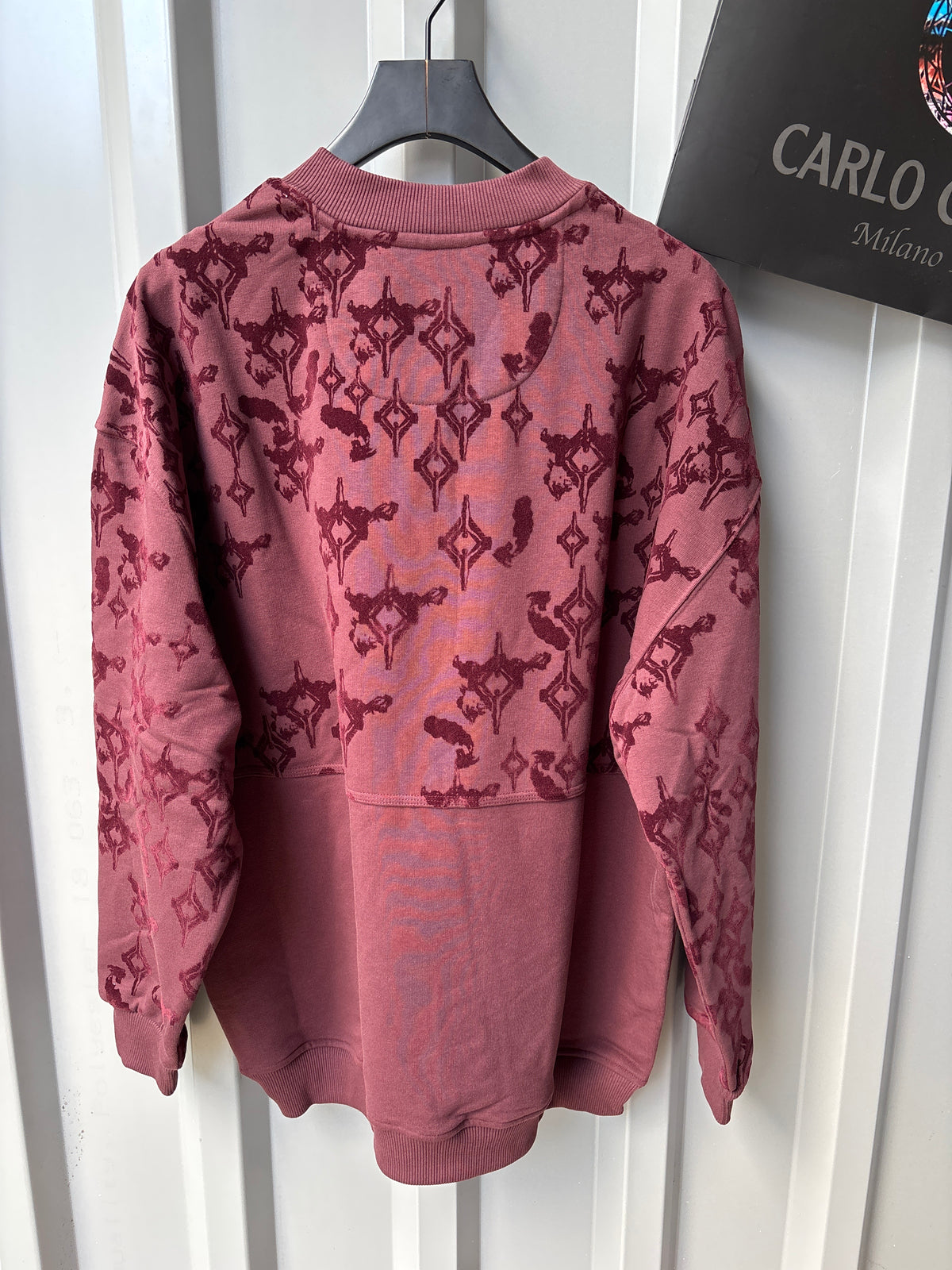 Carlo Colucci Sweater – 3D-Struktur - Halfzip