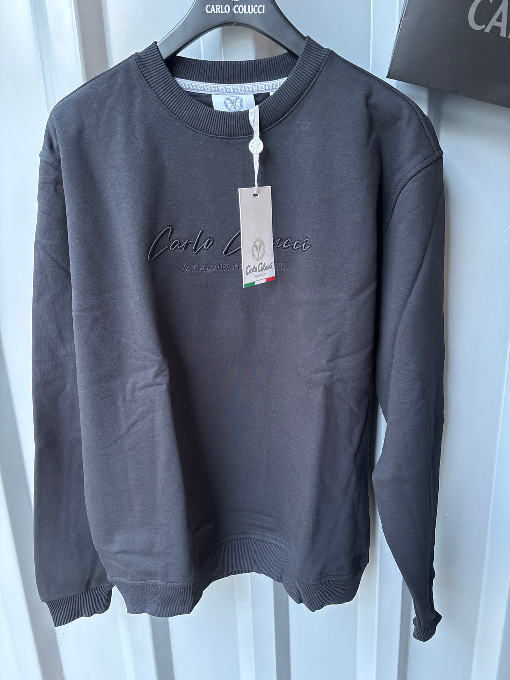 Carlo Colucci Sweater - Schwarz - Legacy