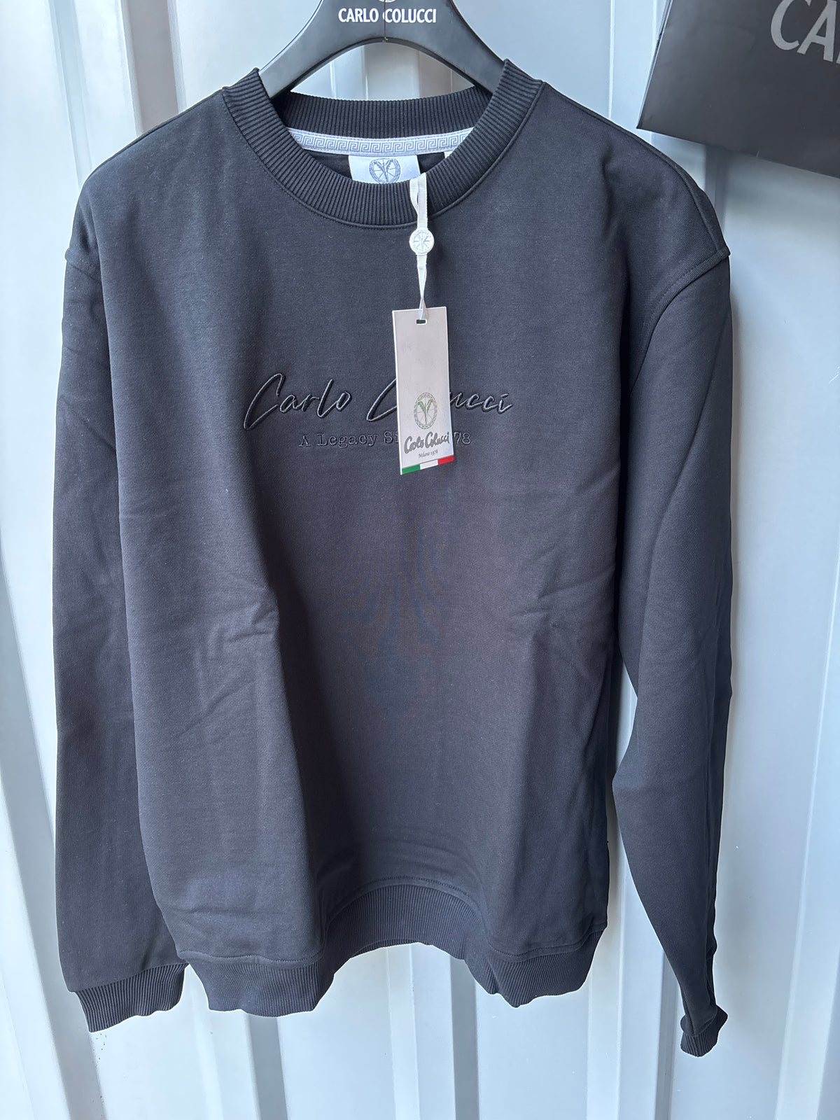 Carlo Colucci Sweater - Schwarz - Legacy