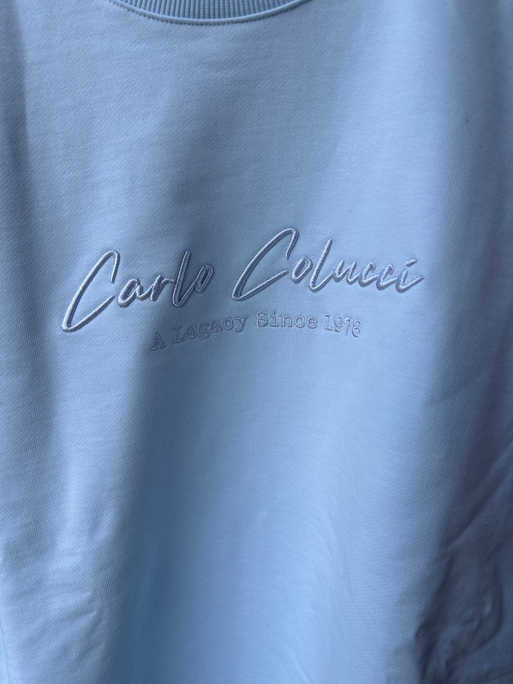 Carlo Colucci Sweater - Hellblau - Legacy