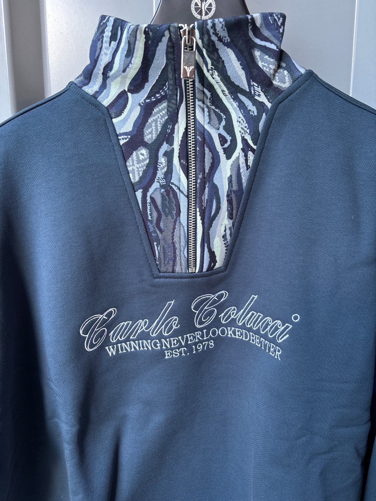 Carlo Colucci Sweater - Halfzip 3D
