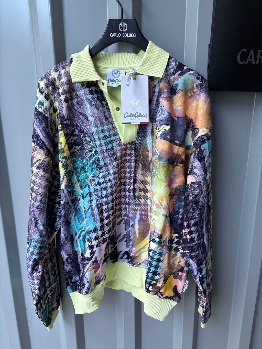 Carlo Colucci Polo-Sweater – Multicolor
