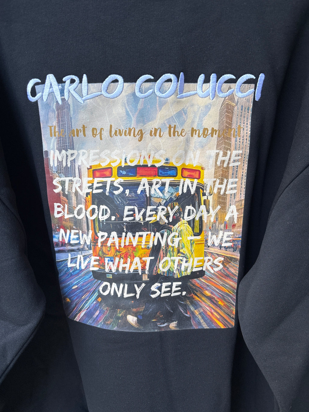Carlo Colucci Pullover – Backprint