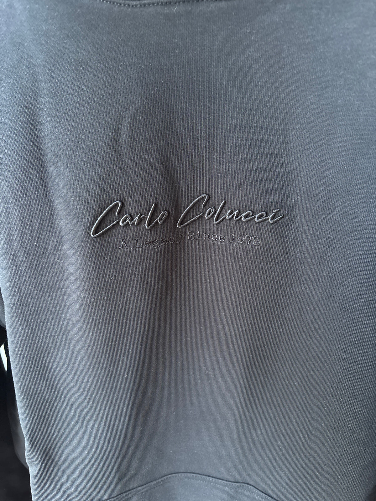 Carlo Colucci Hoodie - Schwarz - Legacy
