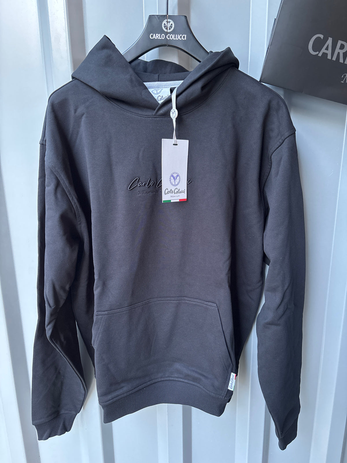 Carlo Colucci Hoodie - Schwarz - Legacy