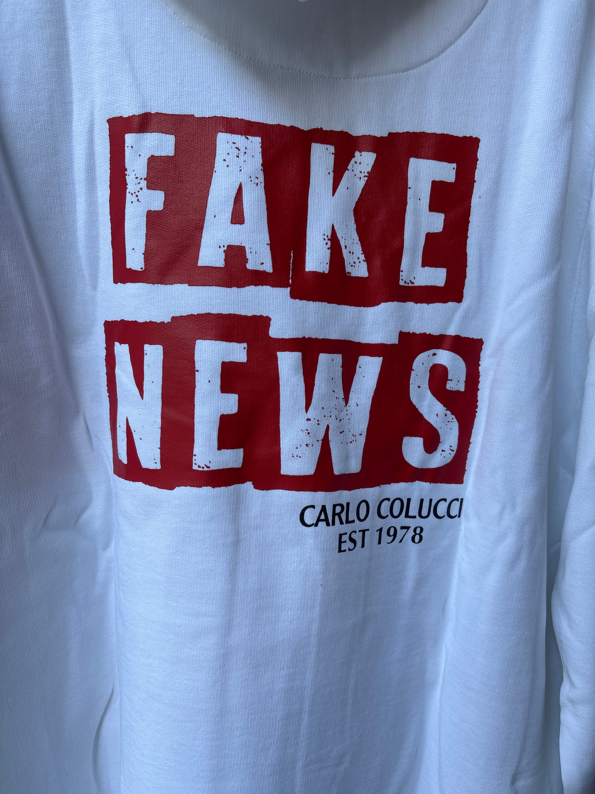 Carlo Colucci Hoodie - Fake News