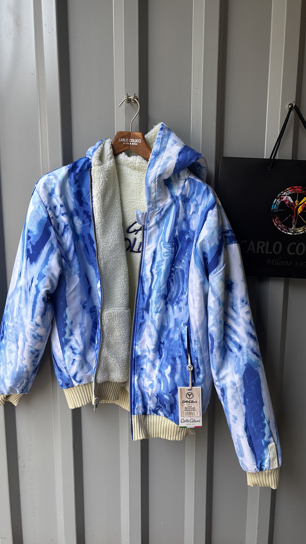 Carlo Colucci Teddyjacke – Reversible – Liquid Stitches