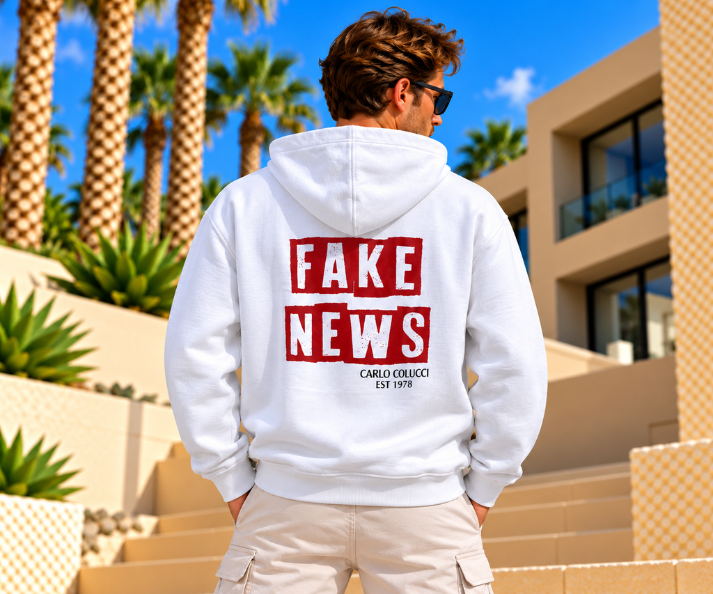 Carlo Colucci Hoodie - Fake News