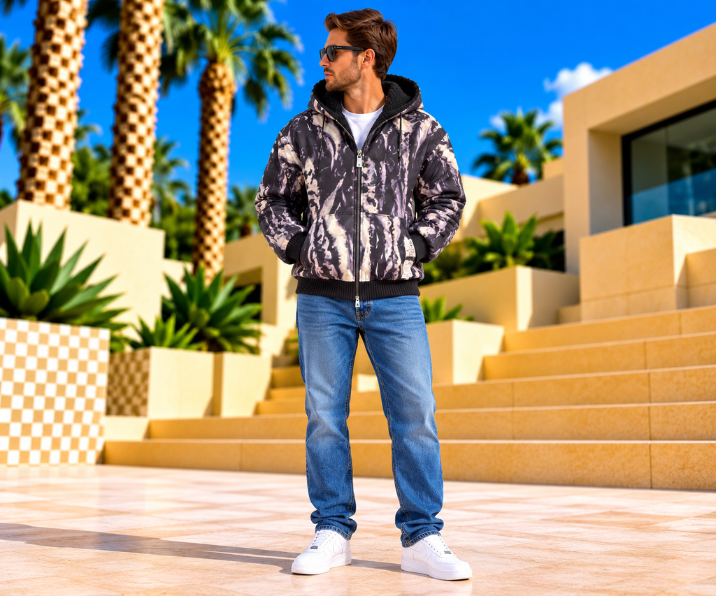 Carlo Colucci Teddyjacke – Reversible – Liquid Stitches