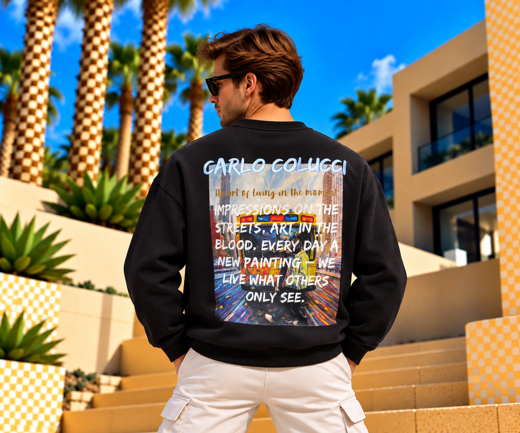 Carlo Colucci Pullover – Backprint