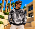 Carlo Colucci Strickpullover - Schwarz/Grau