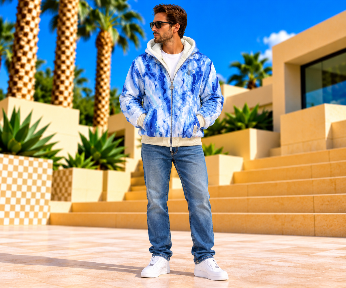 Carlo Colucci Teddyjacke – Reversible – Liquid Stitches