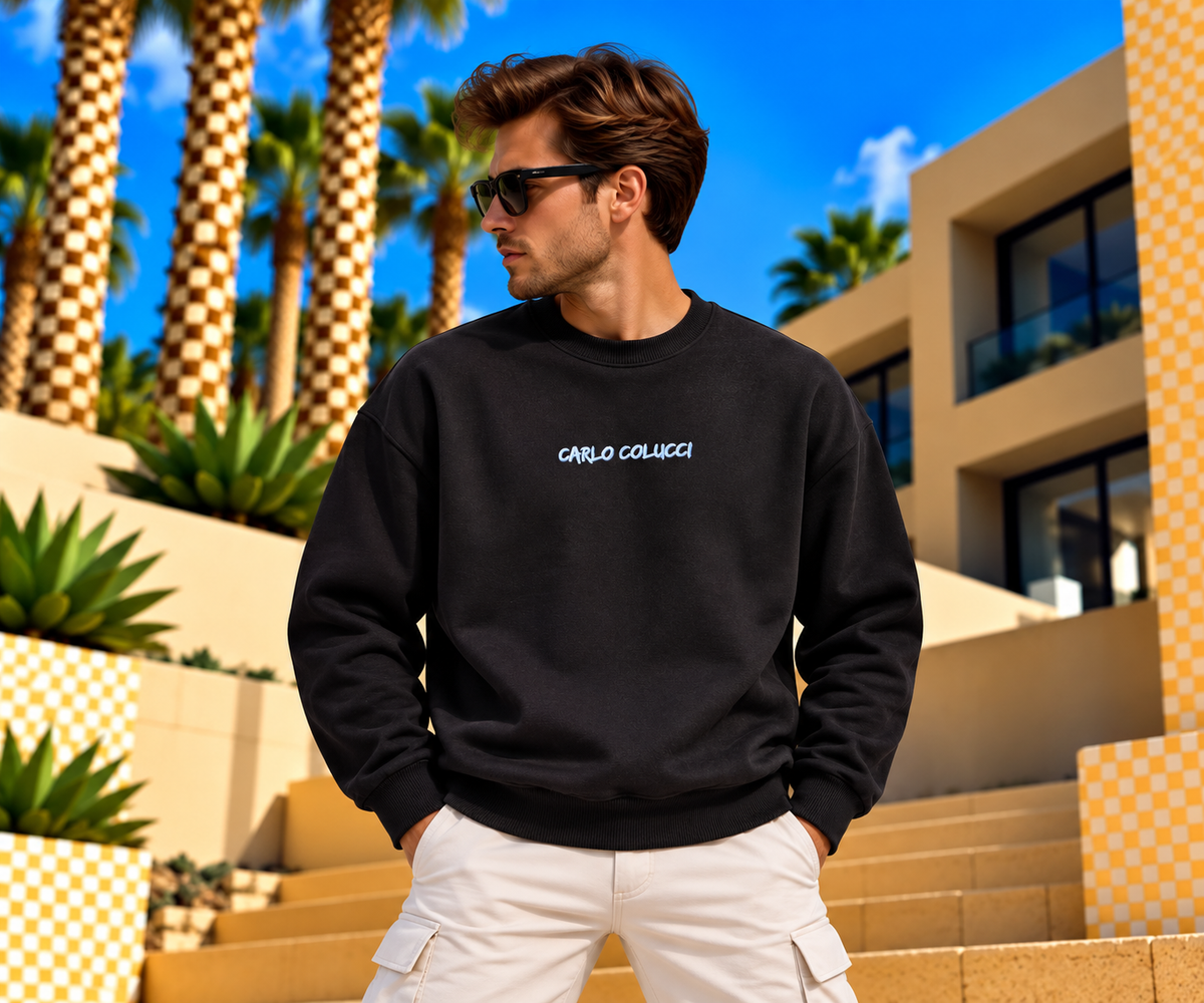 Carlo Colucci Pullover – Backprint